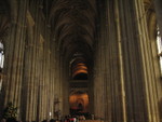 Inside the cathedral