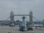 View of Tower Bridge on the River Thames