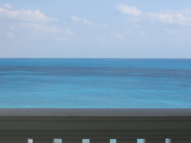 View from our hotel room balcony.