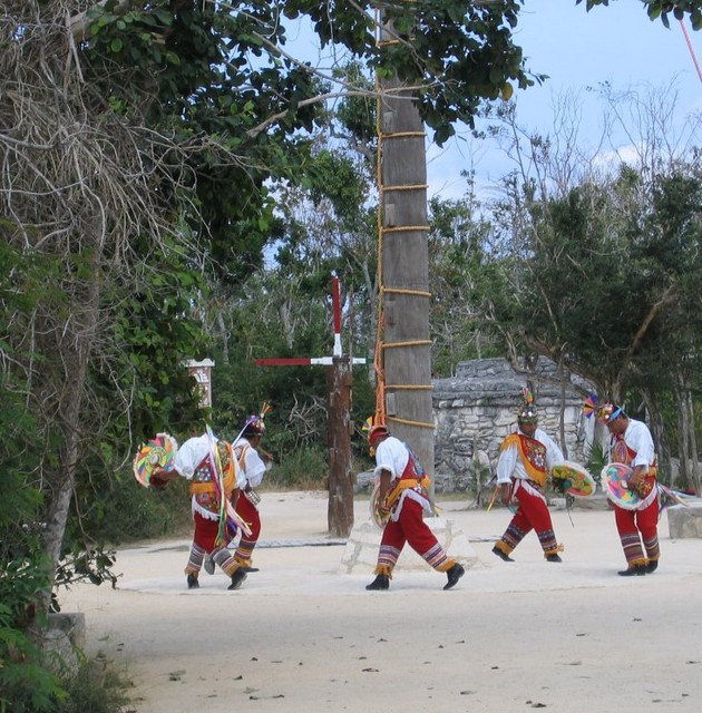Mayan dance show.