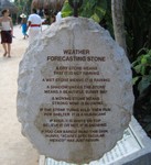 Weather "forecasting" stone. Very useful.