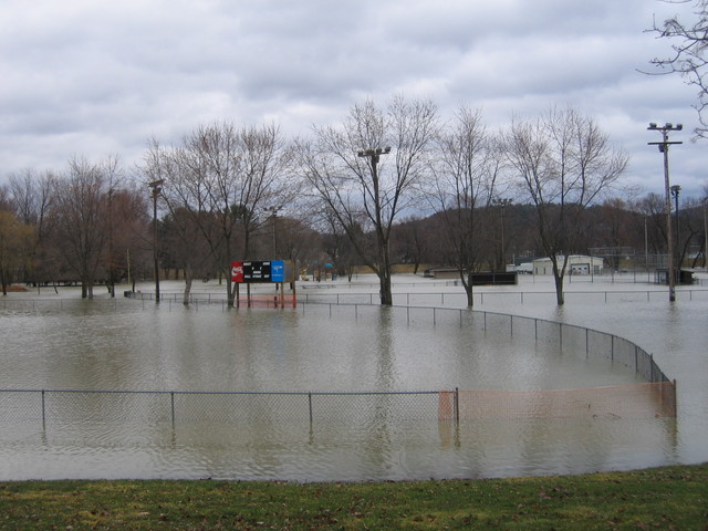 Baseball diamond.