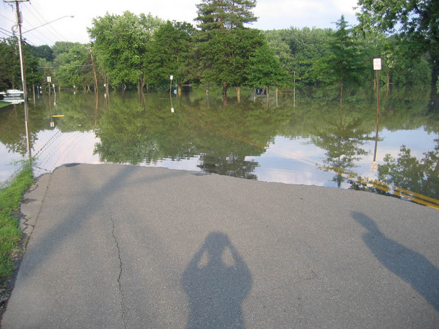 This road is blocked off.