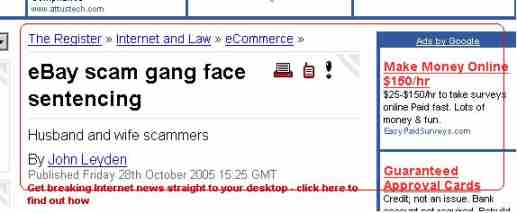 The Register ad